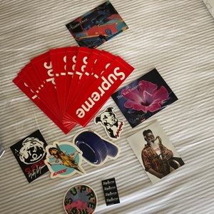 24 pieces of supreme sticker